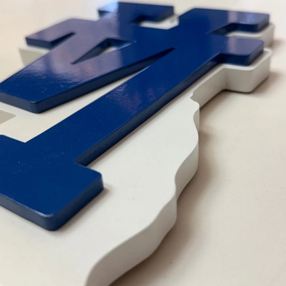 CUSTOM MADE 3D LAYER LOS ANGELES DODGERS WOOD SIGN